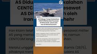 AS Ogah Ngaku? Diduga Tutupi Kekalahan & Bantah Pesawat Ditembak Jatuh Iran di Dekat Bushehr
