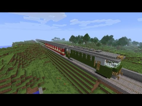 Minecraft dunyasindaki en uzun treni