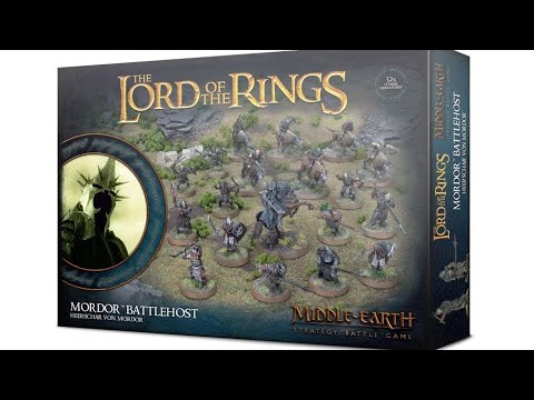 Middle Earth Strategy Battle Game unboxing: Mordor Battlehost