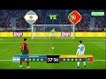 Argentina vs Portugal - Penalty Shootout 2023 | L.Messi vs C.Ronaldo | eFootball PES Gameplay