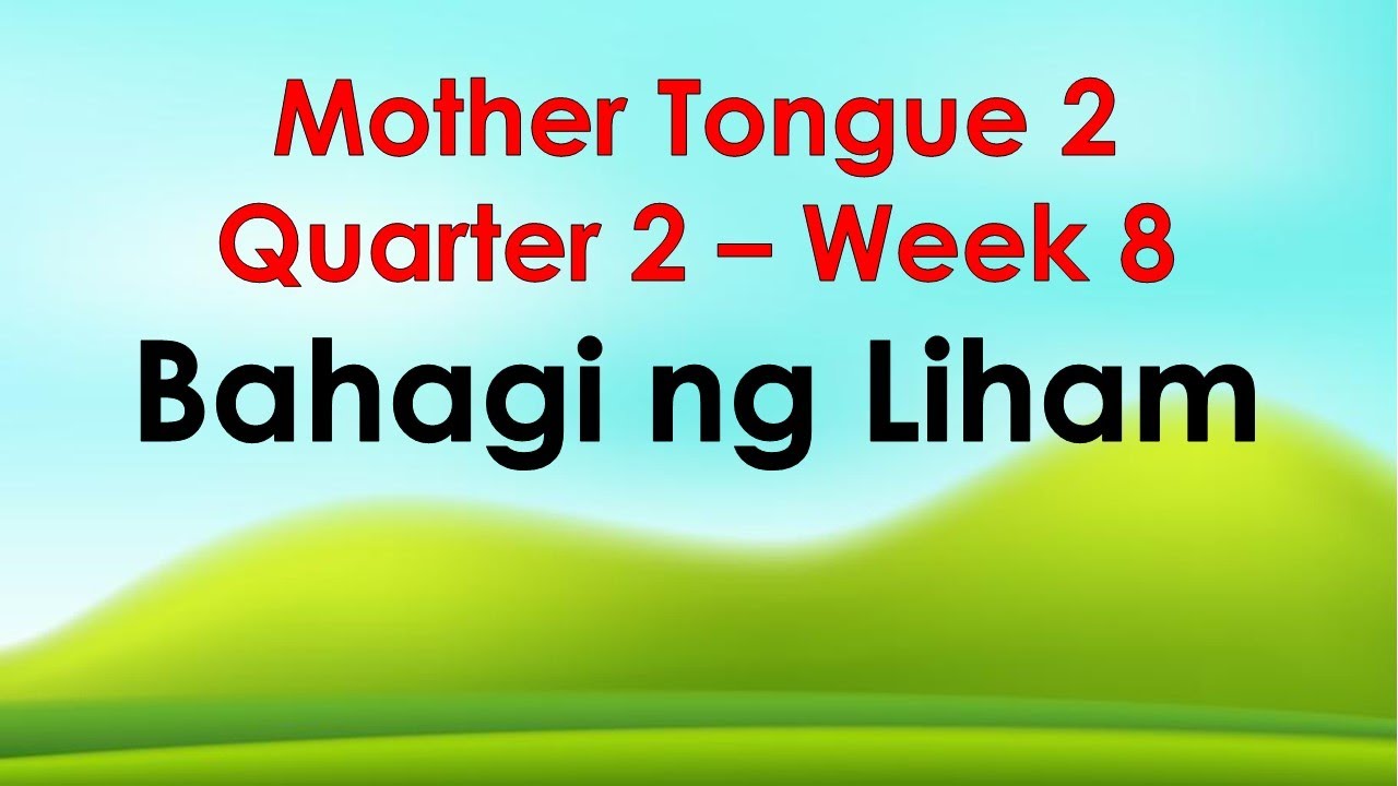 Putar video Mother Tongue 2 Quarter 2 Week 8 - Bahagi ng Liham sekarang Mother Tongue 2 Quarter 2 Week 8 - Bahagi ng Liham