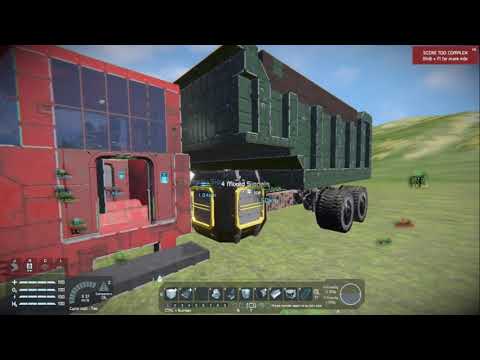dump truck testing in Space Engineers
