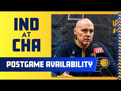 Indiana Pacers Postgame Media Availability (at Charlotte Hornets) | March 20, 2023