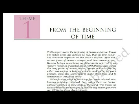 FROM THE BEGINNING OF TIME (PART 1)