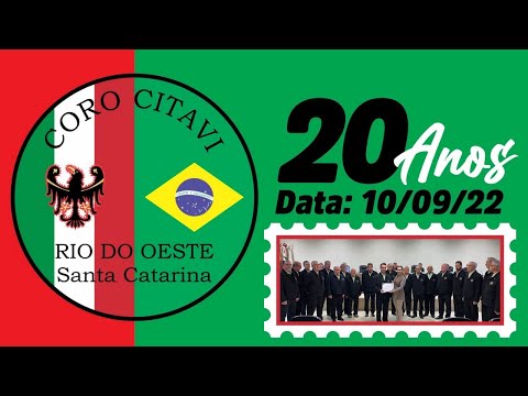 Comemoração do 20º aniversário do Coro Citavi - Rio do Oeste/SC