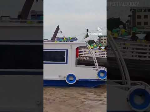 🔰AGORA: Barqueata do 22 no Rio Solimões, Cidade Manacapu, Interior do Amazonas.