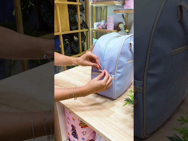 Bolsa Maternidade Coração Azul 🥰💙💙 #graodegente #lojadebebe #bolsamaternidade #mundoazul