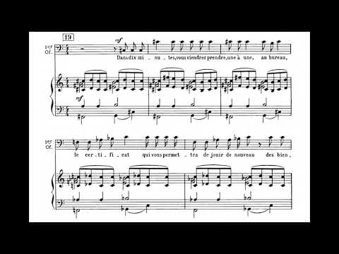 F. Poulenc: Dialogues des Carmélites - Act 3 (with score)