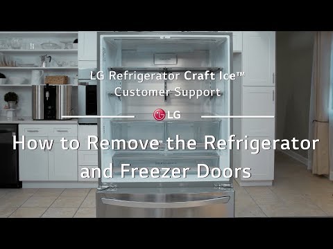 LG Refrigerator - How to Remove the Refrigerator and ...