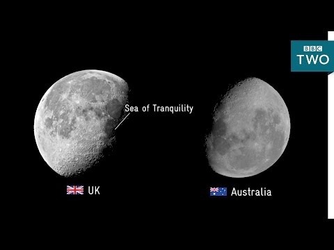 Is the moon upside down? - Stargazing Live: Australia Episode 2 - BBC