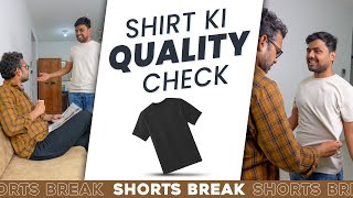 Shirt का Quality Check 🤣🤣  Father Vs Son