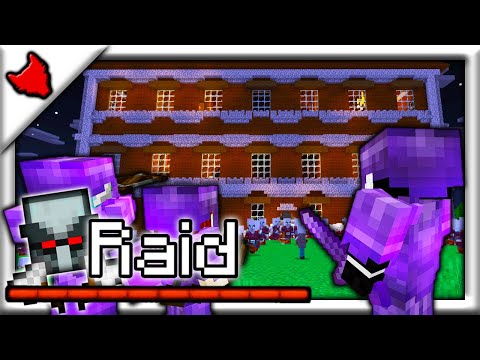 Minecraft PILLAGER ARMY Woodland Mansion RAID! *Pillager WAR*