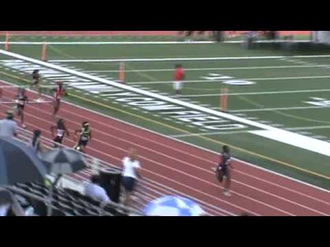 2013 USATF Region 12   (13-14) Girls   200m Hurdles   Prelims   Heat 1