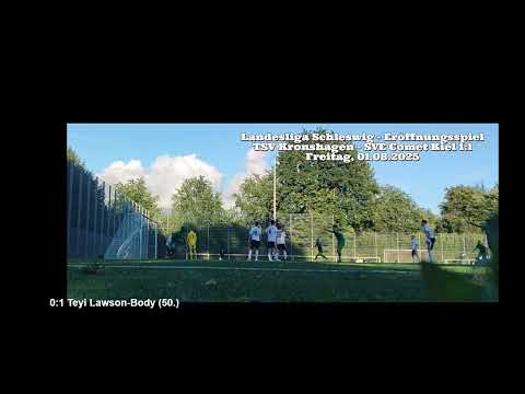 TSV Kronshagen - SVE Comet Kiel 0:1 durch Teyi Lawson Body
