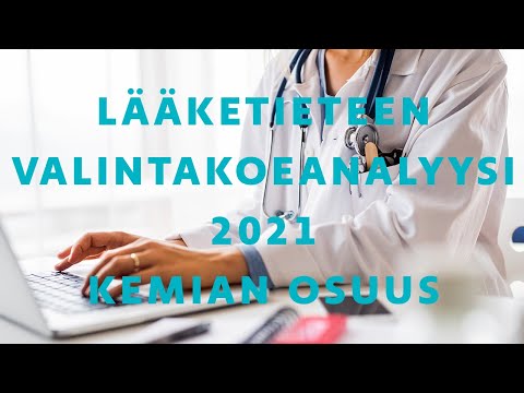 Lääketieteen valintakoeanalyysi 2021 | Kemian osuus