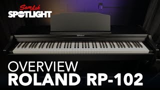 Video thumbnail for Roland RP-102 Digital Home Piano | Everything You Need To Know by Sam Ash Direct