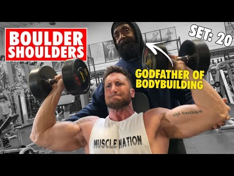 Best Shoulder Workout For Big Deltoids W. The GODFATHER OF BODYBUILDING