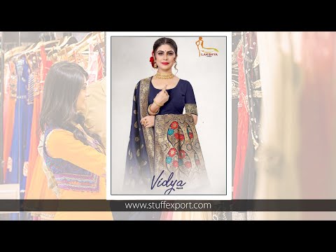 Lakshya Sarees Vidya Vol-3 Jacqard Silk Sarees Catalog