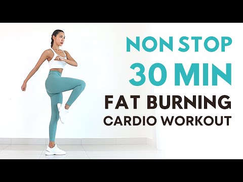FULL BODY FAT BURNING WORKOUT 🔥 30 MIN Non-stop Cardio Workout