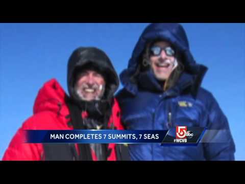 Man scales 7 summits, sails 7 seas to honor lost friend