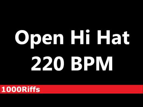 Open Hi Hat Metronome : 220 BPM ✓