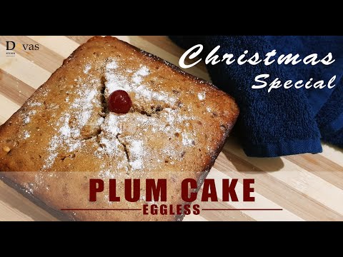 CHRISTMAS SPECIAL PLUM CAKE | EGGLESS & WITHOUT OVEN | EASY PLUM CAKE | EP #101