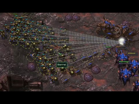 Serral with combo ultralisks and banelings