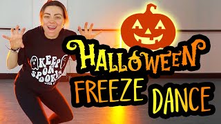Halloween Freeze Dance Game