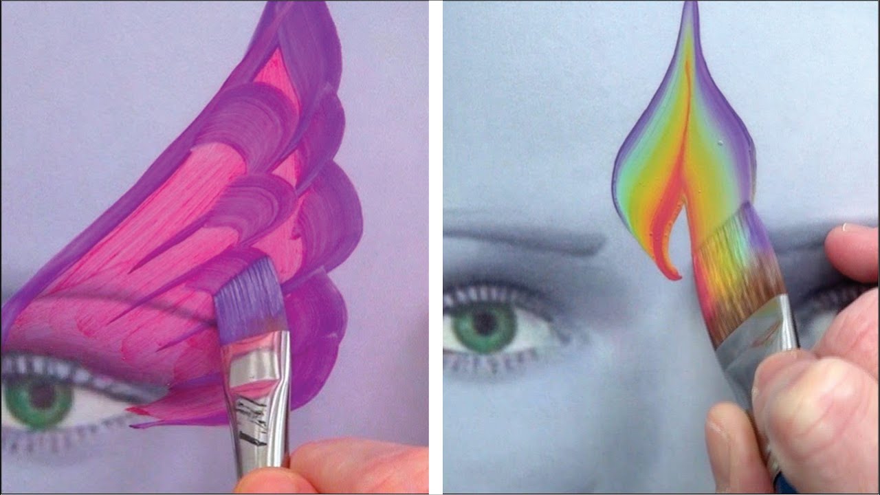 Utiliser 5 pinceaux de maquillage essentiels - Comment Maquiller Les Enfants 4ème PARTIE