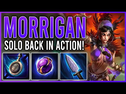MORRIGAN SOLO IS SIMPLY BUSSIN! - Grandmasters Ranked Conquest Season 9 #smite #smiteseason9