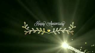 happy anniversary template  anniversary black scre