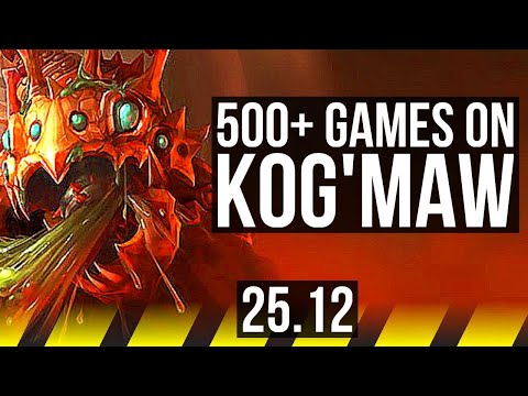 KOG'MAW & Zilean vs LUCIAN & Nami (ADC) | 500+ games | EUW Master | 25.12