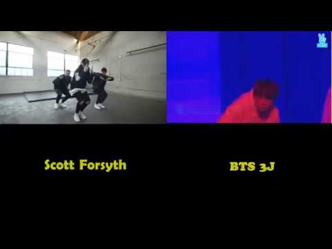 BTS 3J (Jhope, Jimin, Jungkook) VS Scott Forsyth (Dancing to Coco)