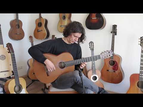 Abraham Ortega 2010 - fine handmade flamenco guitar from Sevilla - disciple of Andres Dominguez + video! image 13