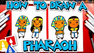 How To Draw An Ancient Egyptian King And Queen (Pharaoh)