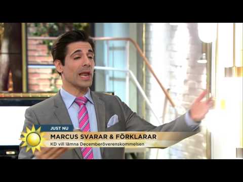Marcus Oscarsson om att KD vill lämna DÖ: "Ingen hade  väntat sig detta" - Nyhetsmorgon (TV4)