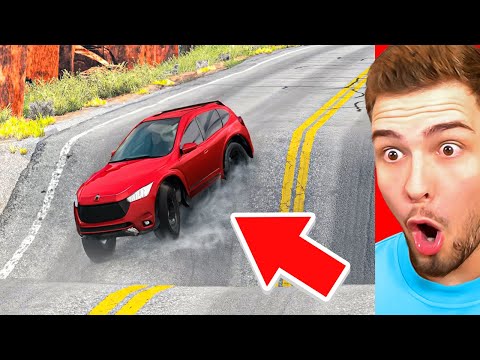 AUTOS vs. SCHLAGLÖCHER EXPERIMENT in BeamNG!