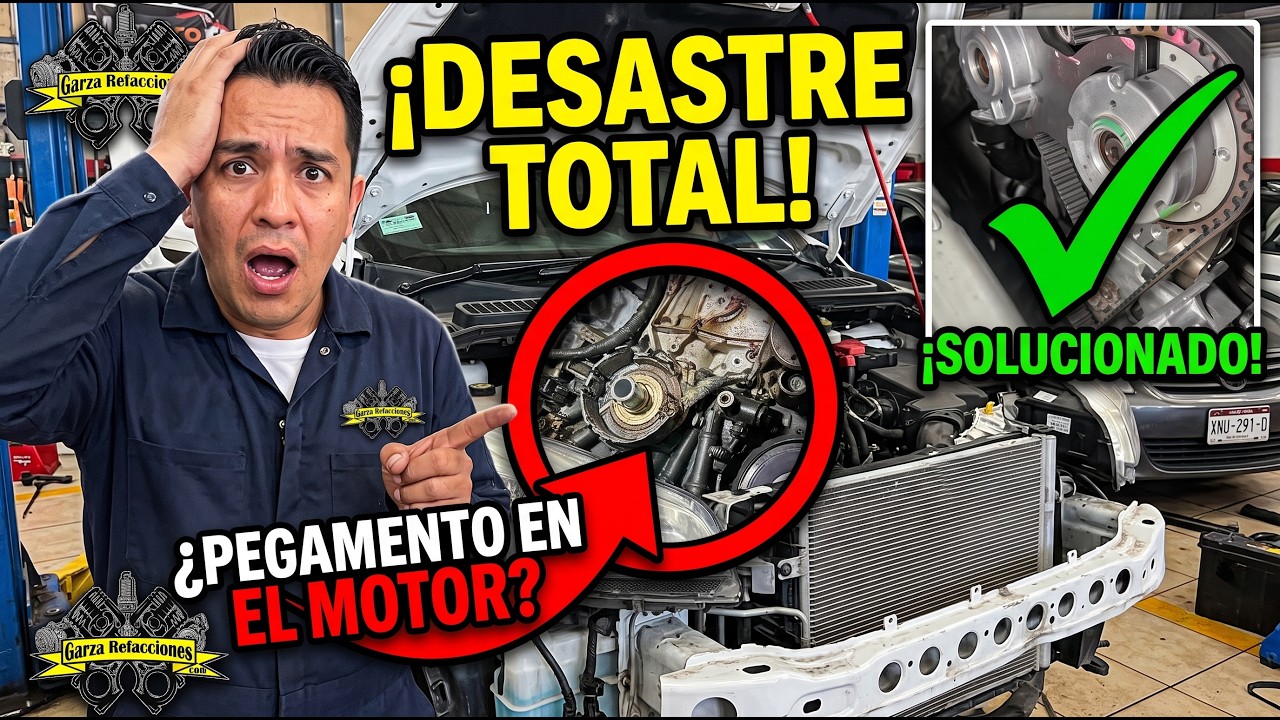 Reparación Ford Escape 2013, Fuga de aceite EXTREMA y motor fuera de tiempo