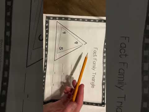 Fact Family Triangles