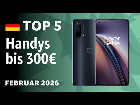 TOP 5: The best mobile phones under €300 – test and comparison in January 2026!