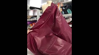 30132 Ткань плащовая MONCLER цвет Bordeaux, плотность 50 гр/м2, ширина 150 см на YouTube 1