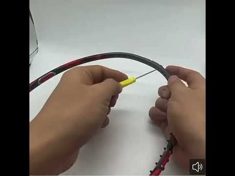 ~子甄彣璟~羽毛球導針錐 解決穿線孔阻塞 網球 羽毛球拍理線錐 穿線錐 挑線 擴孔 過線 穿線機配件 