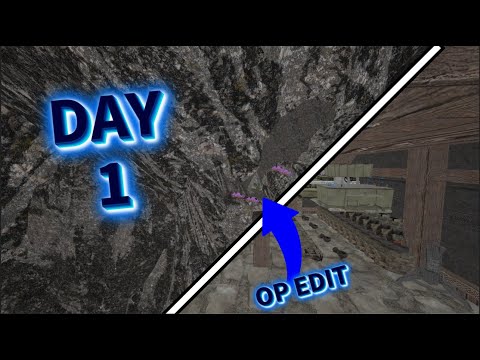 DAY 1 SOLO Claiming The Most Broken Cave Edit On The Server!! - Solo Series