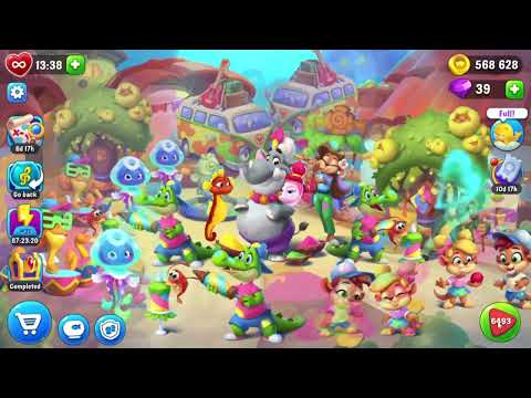 Fishdom 6493 Hard Level - 13 moves - NO BooSTERS