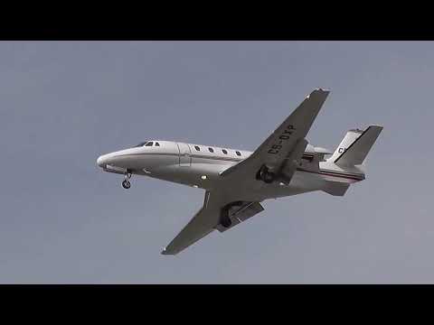NetJets Europe Cessna 560XL Citation XLS CS-DXP Final Approach at Berlin Tegel Airport