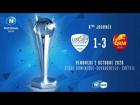 Résumé US Créteil-Lusitanos 1-3 Quevilly-Rouen Métropole / J8 National