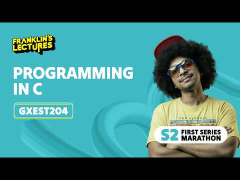 B.Tech S2 | Programming in C - M1 M2 | Franklin's Lectures | KTU