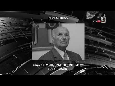 RTV KV In memoriam prof  dr Miodrag Petrovic