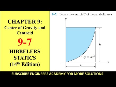 9-7 Center of Gravity and Centroid Chapter 9 ( Hibbeler Statics 14th ed ) Engineers Academy
