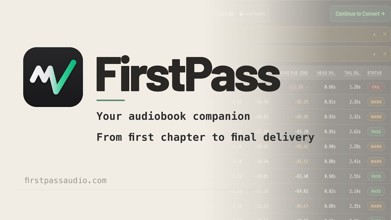 FirstPass demo video